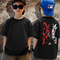 R Narutto - Boys Over Size Printed T-shirt