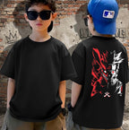R Narutto - Boys Over Size Printed T-shirt