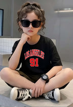 LosAngels - kids Girls Over sized T shirt