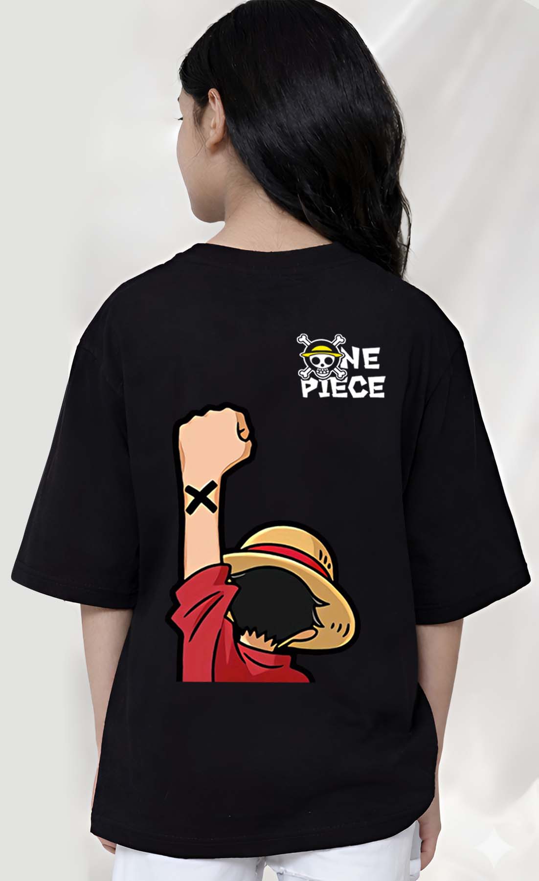 One Piece - kids Girls over sized T shirt