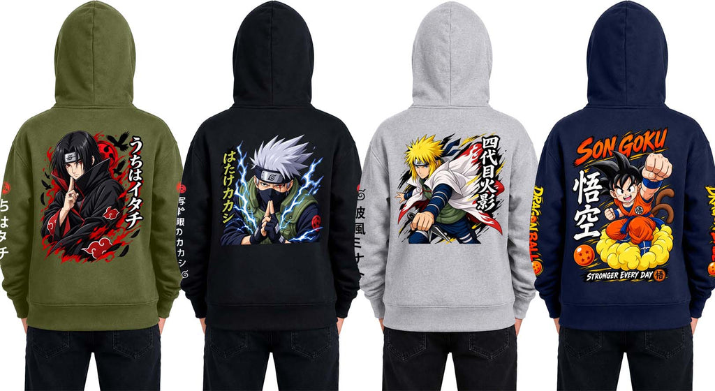 Why Bro Kids 4 Pcs Trendy Hoodie Combo