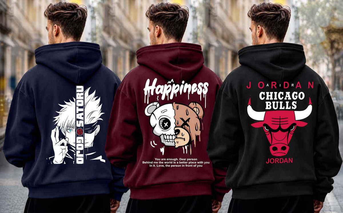 Why Bro Men's 3 Pcs Hoodie Combo