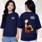 One Piece - kids Girls over sized T shirt