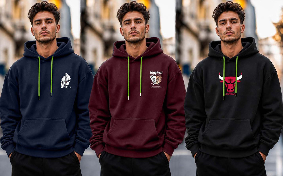Why Bro Men's 3 Pcs Hoodie Combo