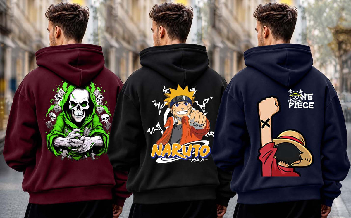 Why Bro Men's 3 Pcs Hoodie Combo