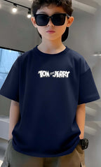 Tom & Jerry - Boys Over Size Printed T-shirt