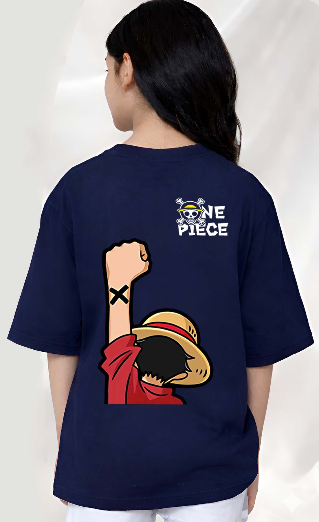 One Piece - kids Girls over sized T shirt