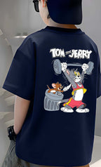 Tom & Jerry - Boys Over Size Printed T-shirt