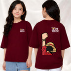 One Piece - kids Girls over sized T shirt