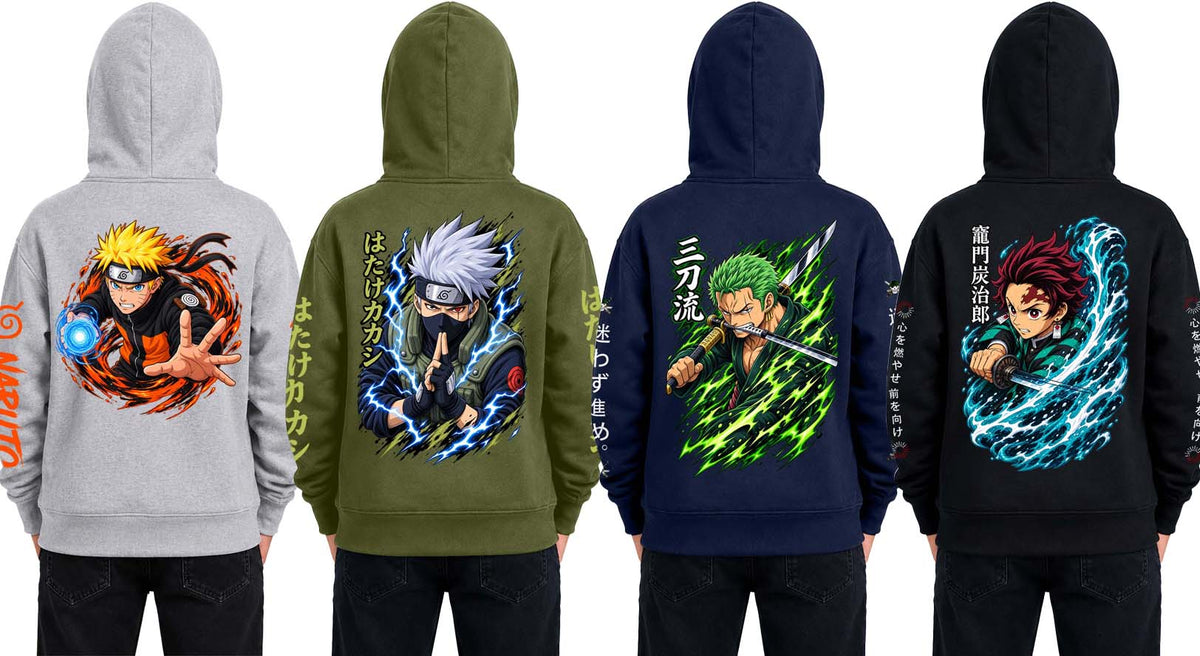 Why Bro Kids 4 Pcs Trendy Hoodie Combo