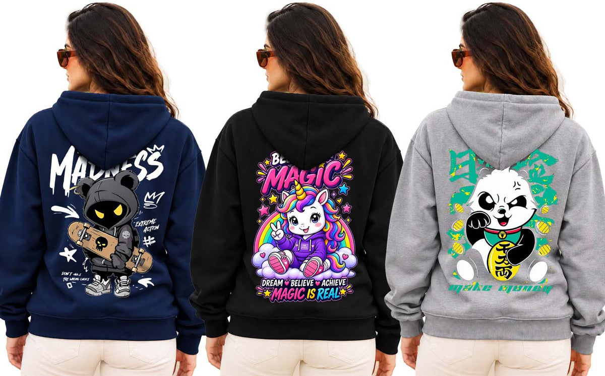 Why Bro Women's 3 Pcs Hoodie Combo