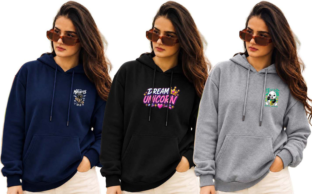 Why Bro Women's 3 Pcs Hoodie Combo