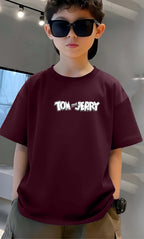 Tom & Jerry - Boys Over Size Printed T-shirt