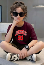 LosAngels - kids Girls Over sized T shirt