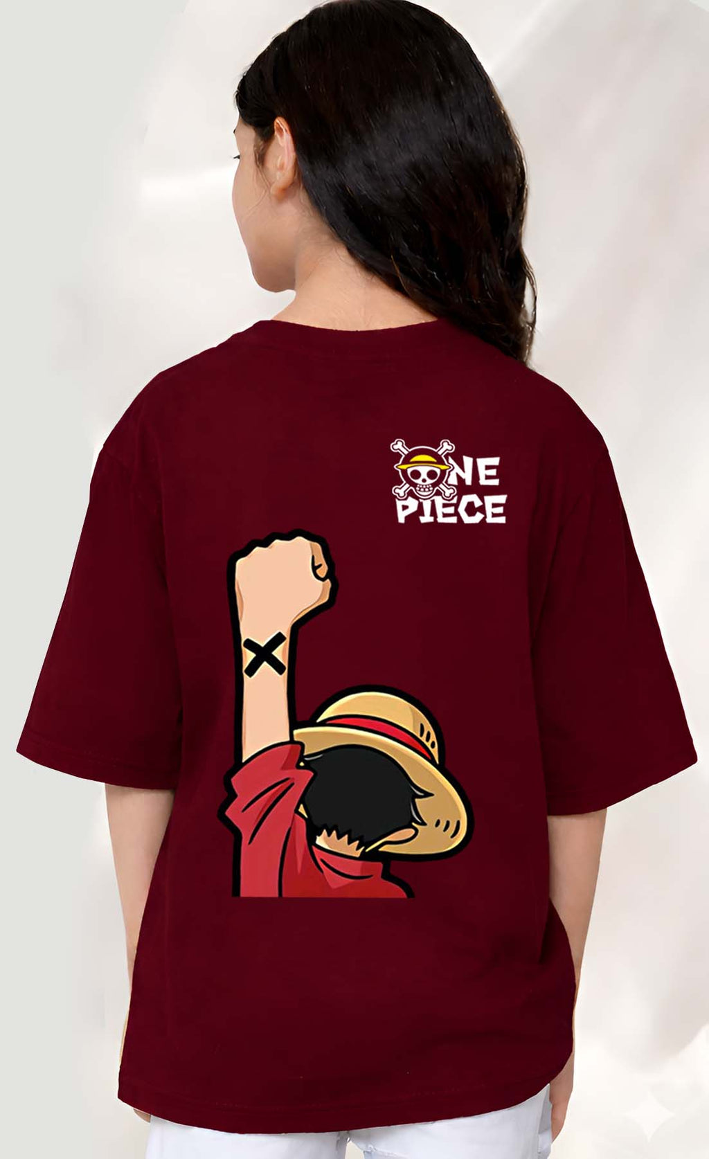 One Piece - kids Girls over sized T shirt