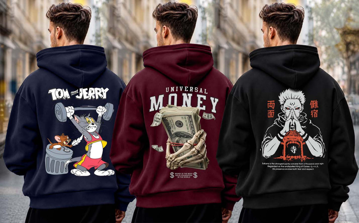 Why Bro Men's 3 Pcs Hoodie Combo