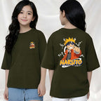 Narutto  - kids Girls Over sized T shirt