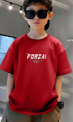 Forza - Boys Over Size Printed T-shirt