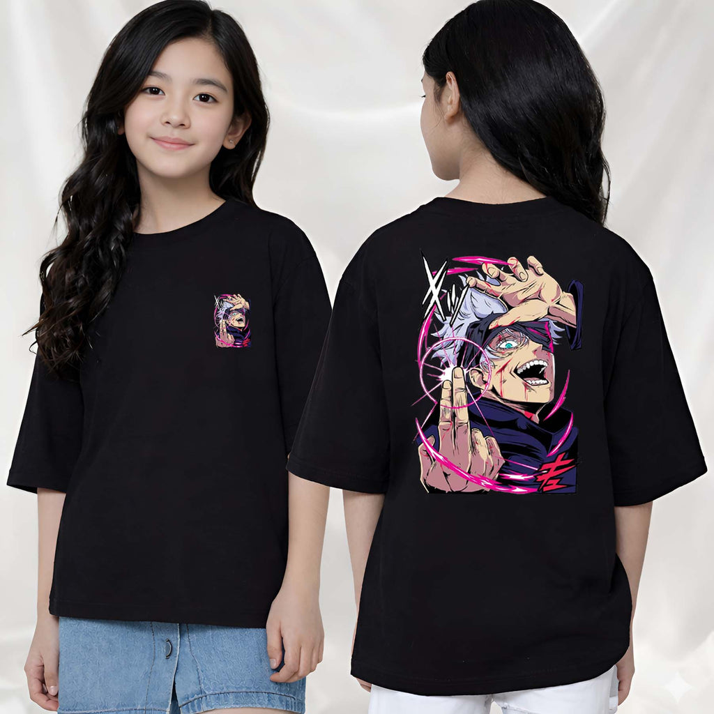 Anime  - kids Girls Over sized T shirt