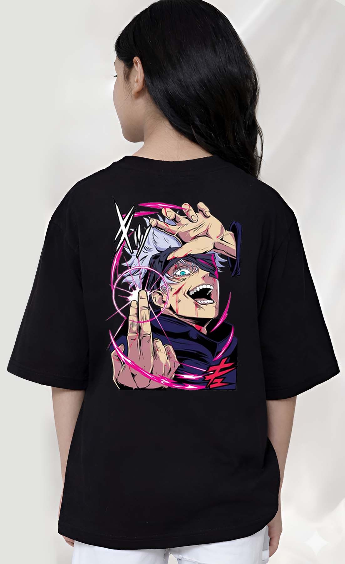 Anime  - kids Girls Over sized T shirt