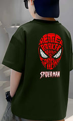 Spider Man - Boys Over Size Printed T-shirt