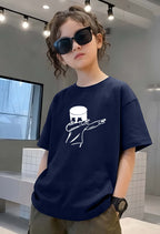 Helio - kids Girls Over sized T shirt