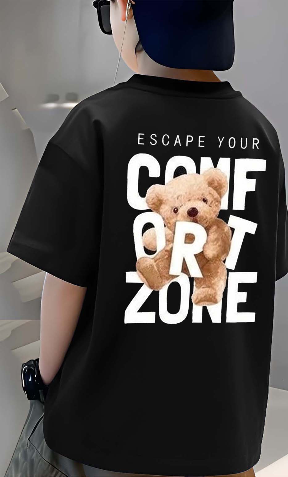 Core Panda - Boys Over Size Printed T-shirt