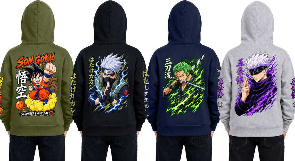 Why Bro Kids 4 Pcs Trendy Hoodie Combo