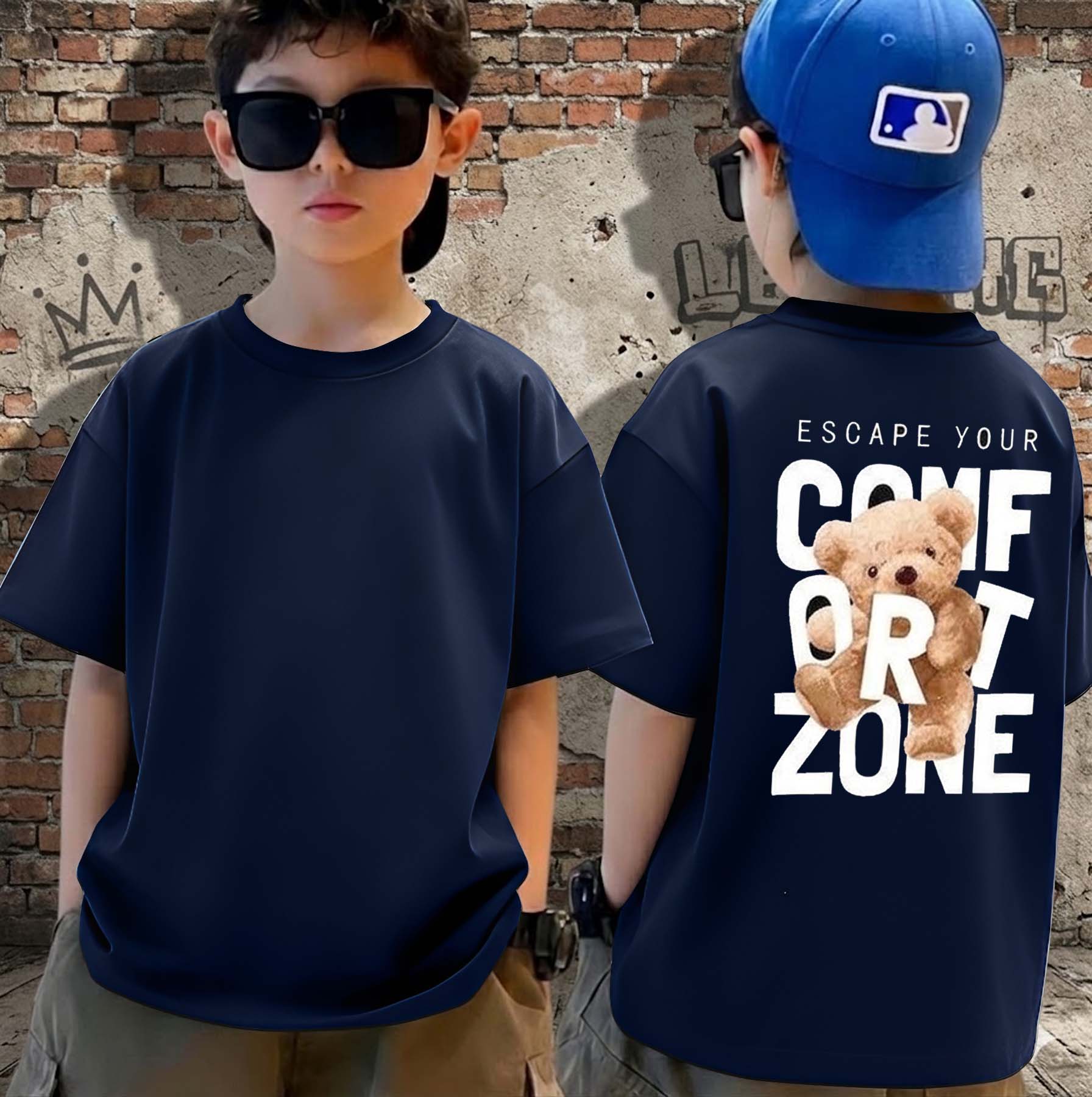 Core Panda - Boys Over Size Printed T-shirt