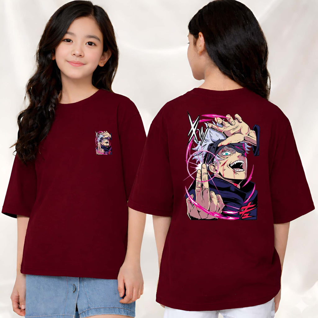 Anime  - kids Girls Over sized T shirt