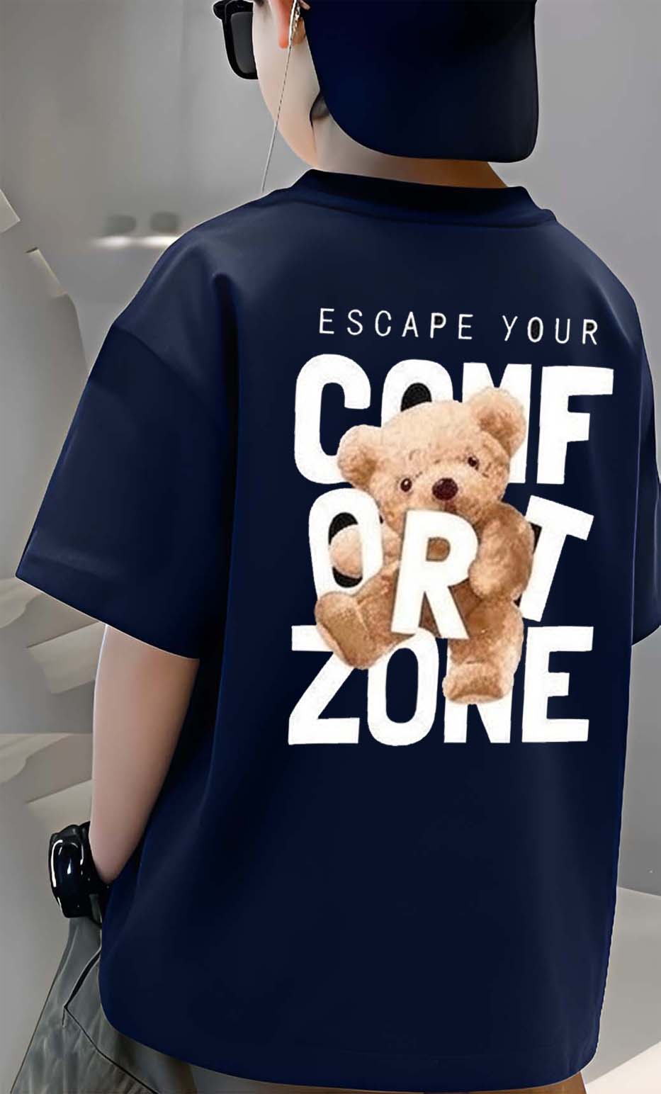 Core Panda - Boys Over Size Printed T-shirt