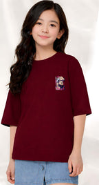 Anime  - kids Girls Over sized T shirt