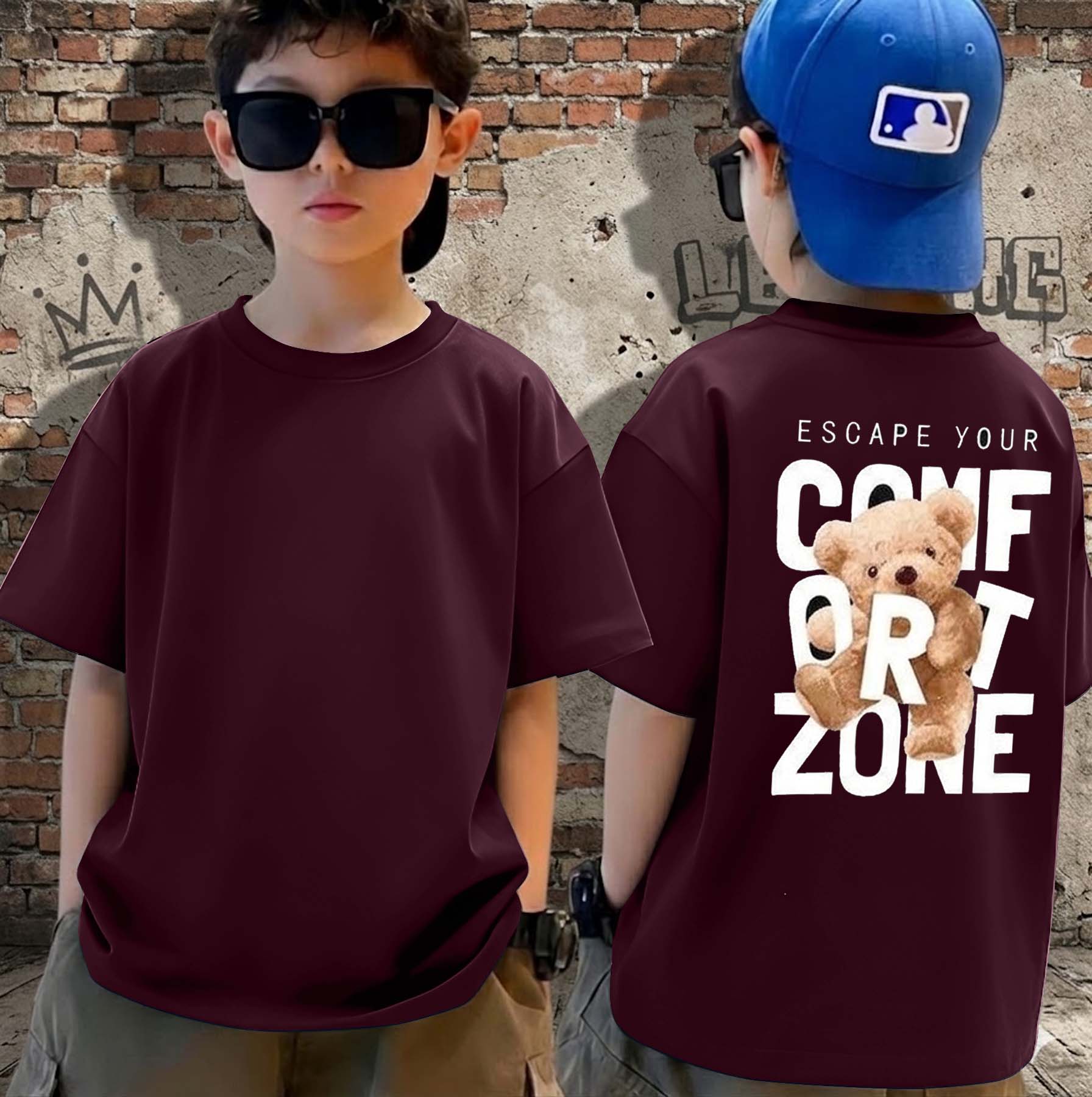 Core Panda - Boys Over Size Printed T-shirt