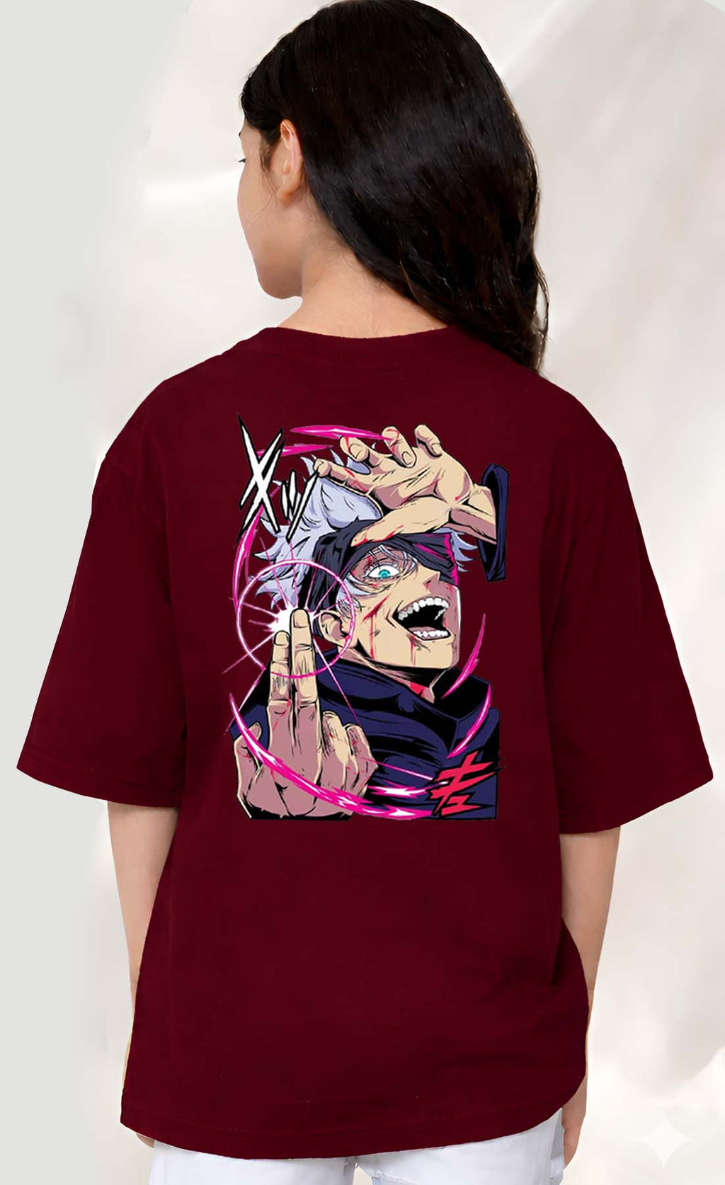 Anime  - kids Girls Over sized T shirt