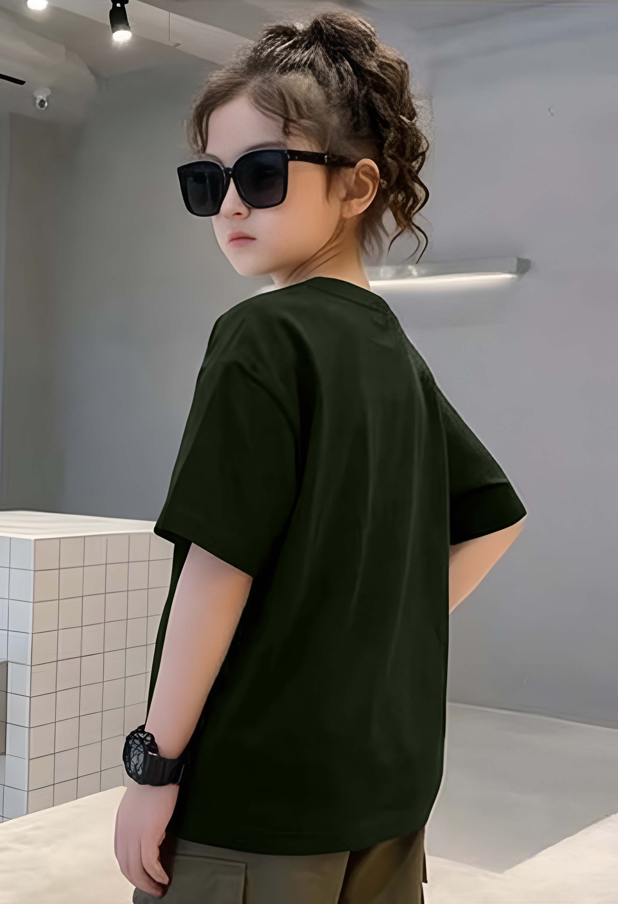 Helio - kids Girls Over sized T shirt