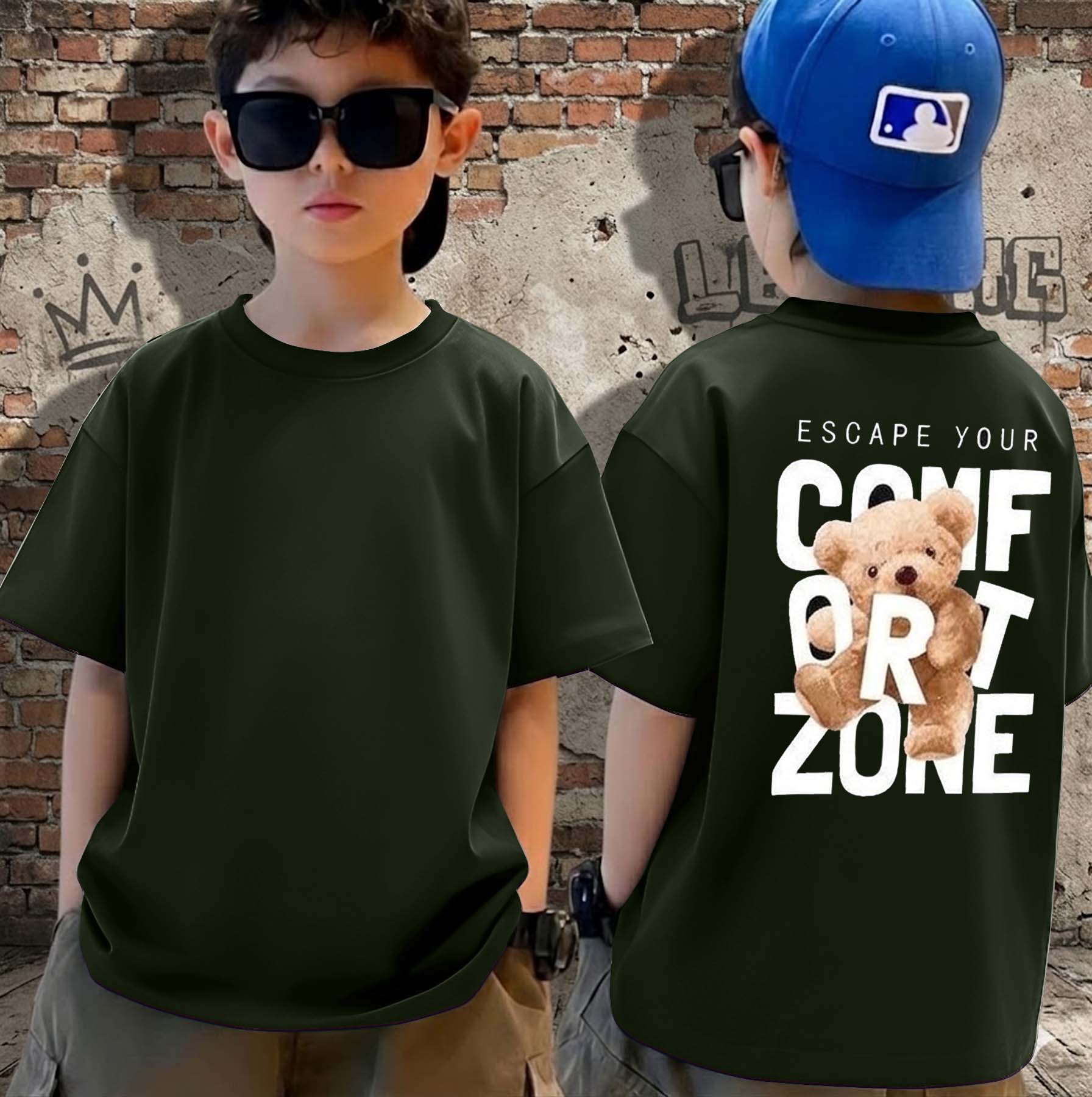 Core Panda - Boys Over Size Printed T-shirt