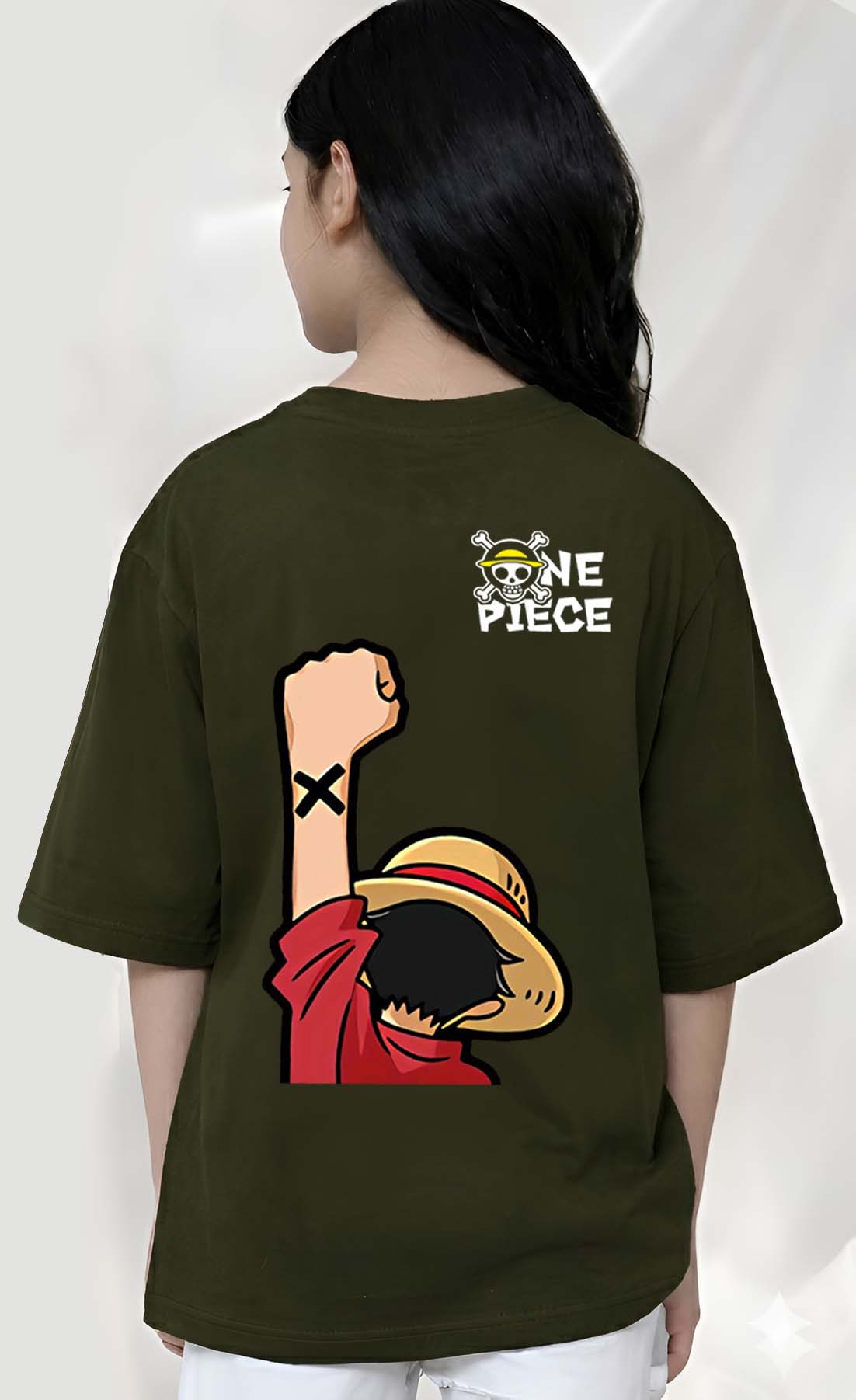 One Piece - kids Girls over sized T shirt