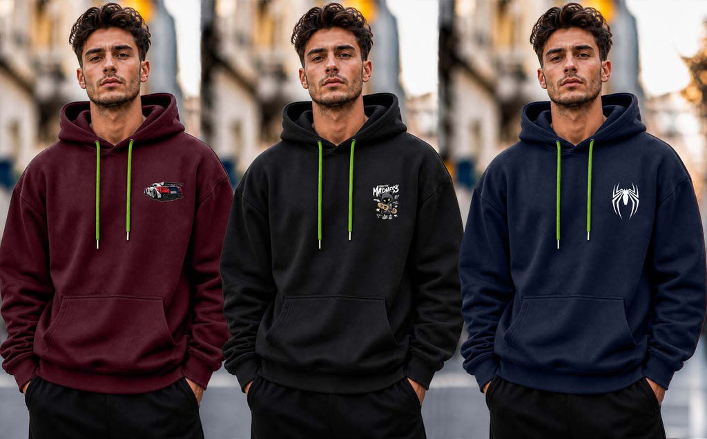 Why Bro Men's 3 Pcs Hoodie Combo