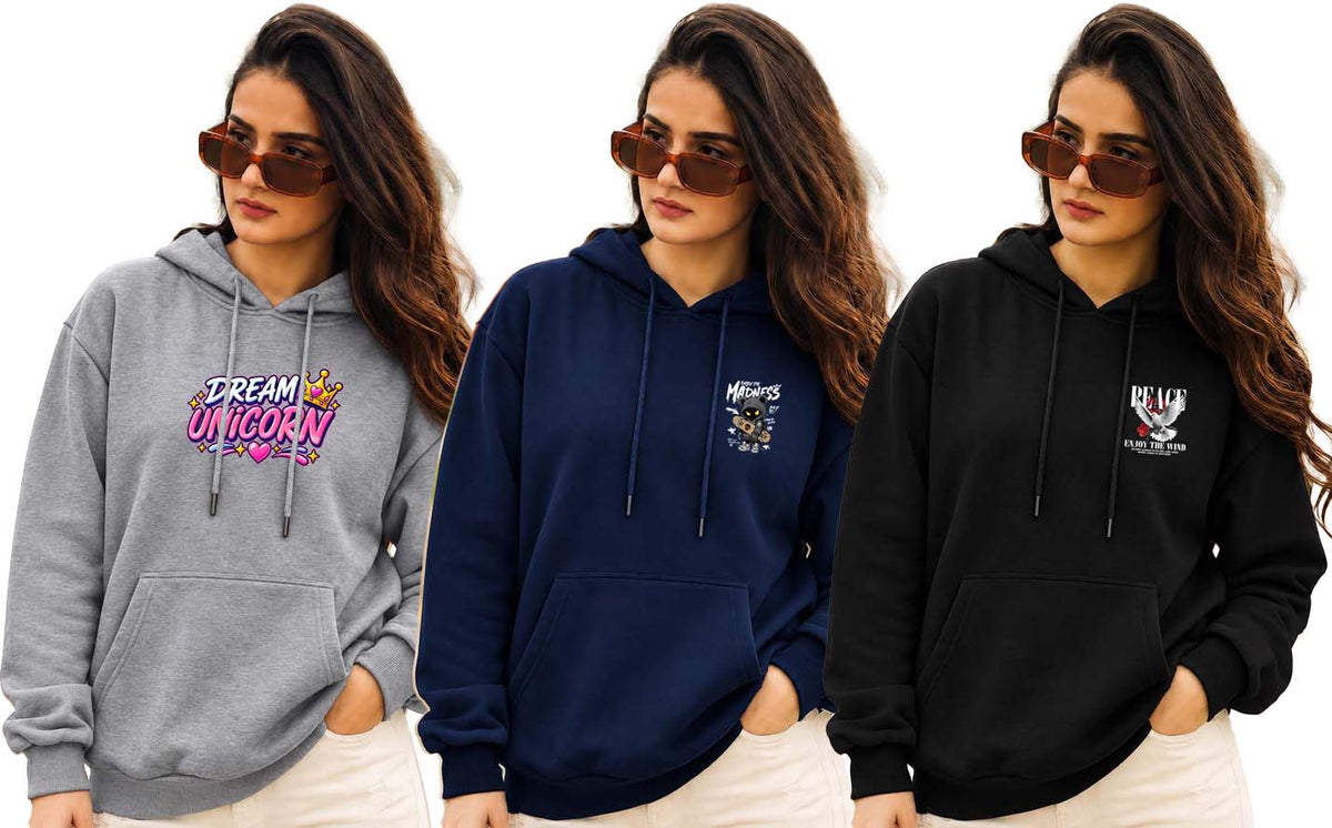Why Bro Women's 3 Pcs Hoodie Combo