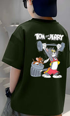 Tom & Jerry - Boys Over Size Printed T-shirt