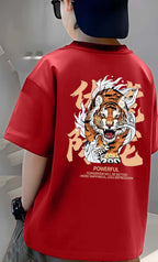 Tiger - Boys Over Size Printed T-shirt