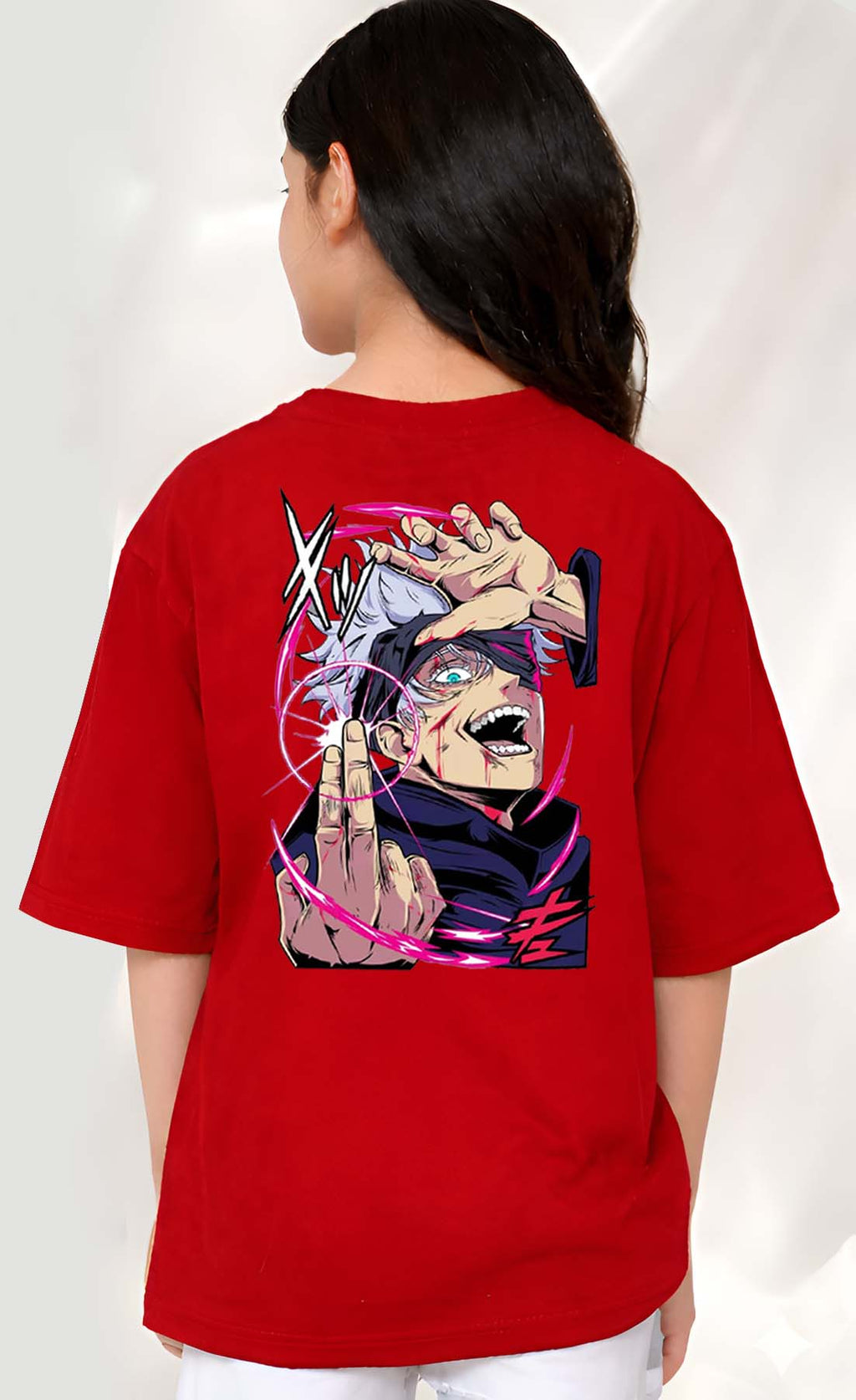 Anime  - kids Girls Over sized T shirt