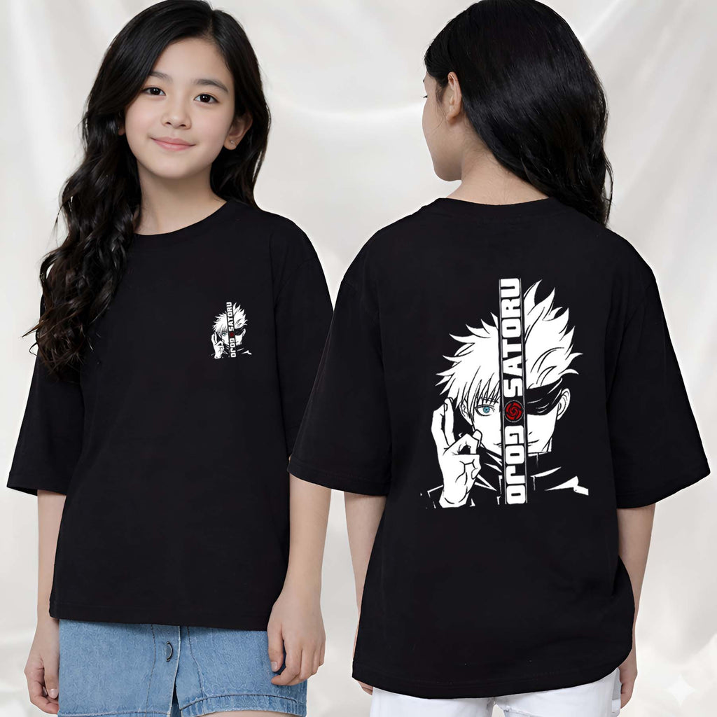 Gojo  - kids Girls Over sized T shirt