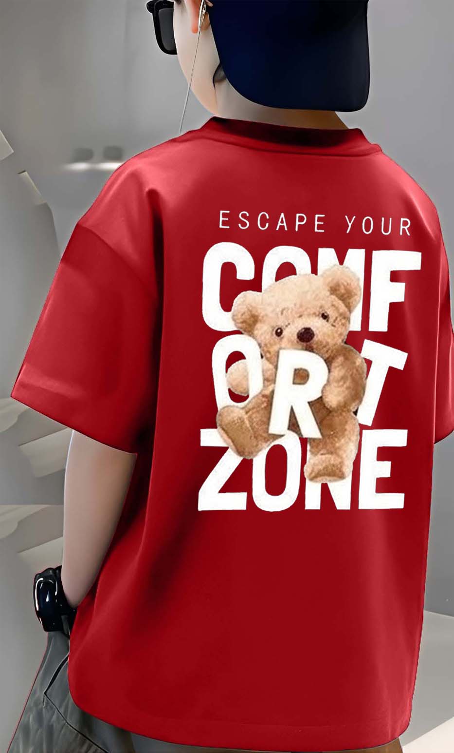 Core Panda - Boys Over Size Printed T-shirt