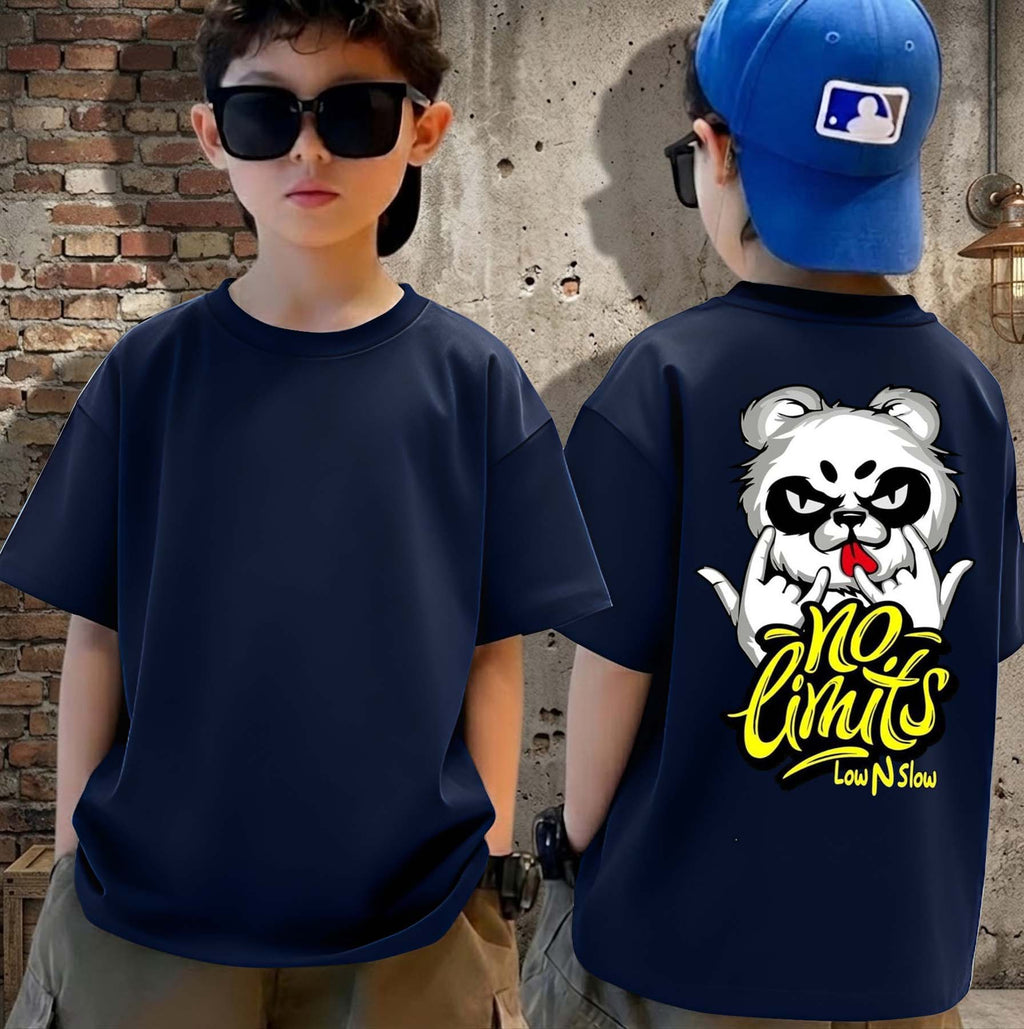 No Limits - Boys Over Size Printed T-shirt