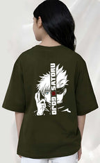 Gojo  - kids Girls Over sized T shirt