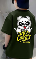 No Limits - Boys Over Size Printed T-shirt