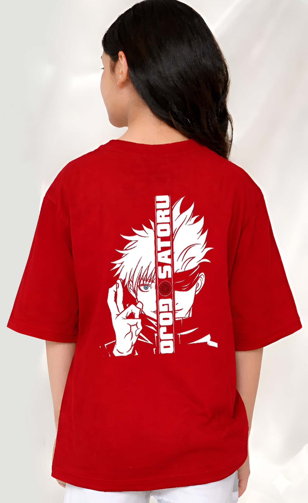Gojo  - kids Girls Over sized T shirt