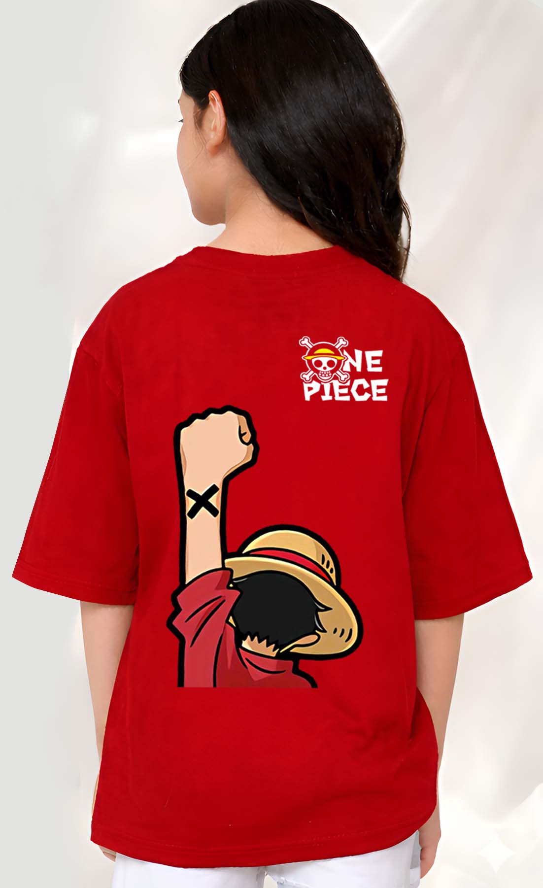 One Piece - kids Girls over sized T shirt
