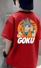Goku Panda - Boys Over Size Printed T-shirt